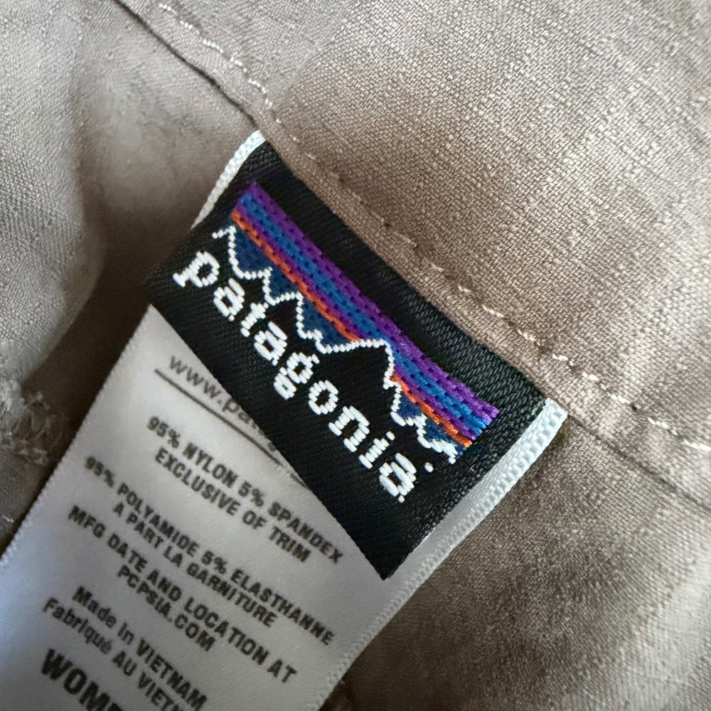 Patagonia Quandary Shorts Women 2 Brown Hiking Outdoor Utility Lightweight Gorp - Picture 5 of 16